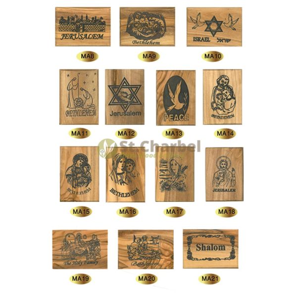 Olive Wood Magnets