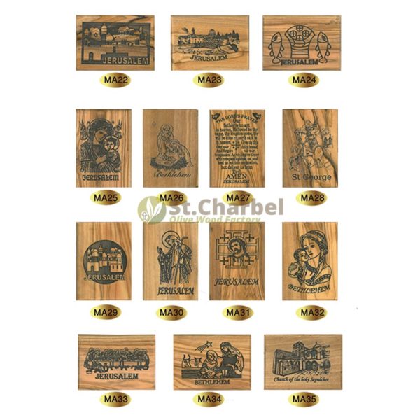 Olive Wood Magnets