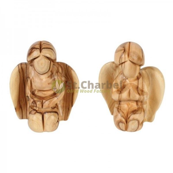 Olive Wood Angel