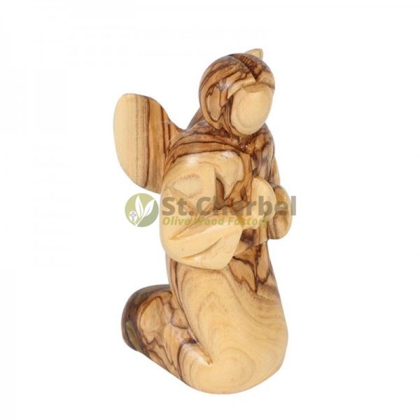 Olive Wood Angel