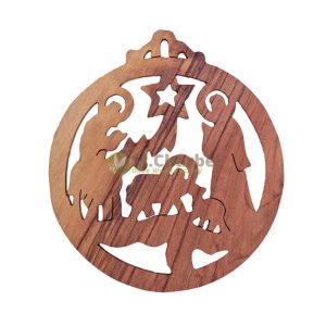 Olive Wood Christmas Ornament