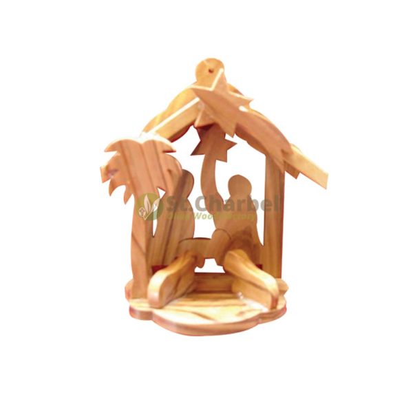 Olive Wood Christmas Ornament