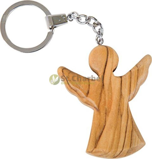 Olive Wood Key Chain