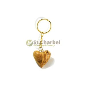 Olive Wood Key Chain