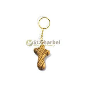 Olive Wood Key Chain