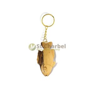 Olive Wood Key Chain