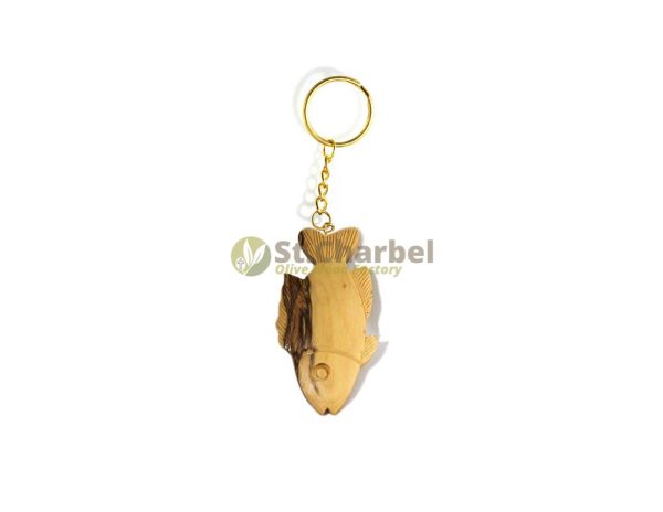 Olive Wood Key Chain