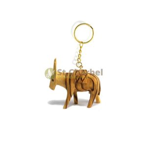Olive Wood Key Chain