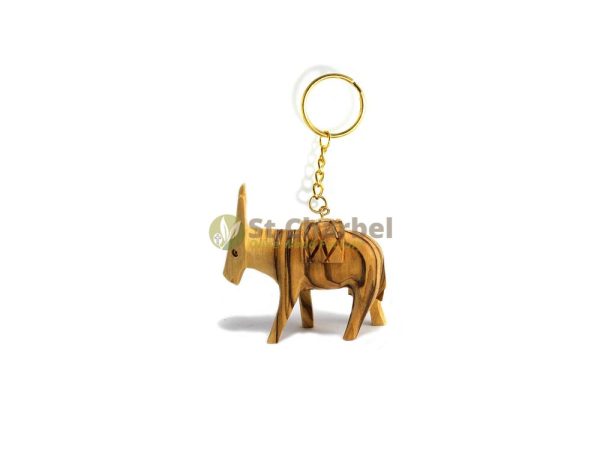 Olive Wood Key Chain