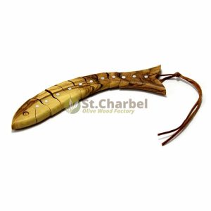 Olive Wood Key Chain