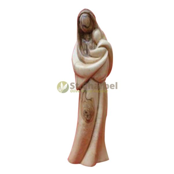 Virgin Mary Olive Wood Statue